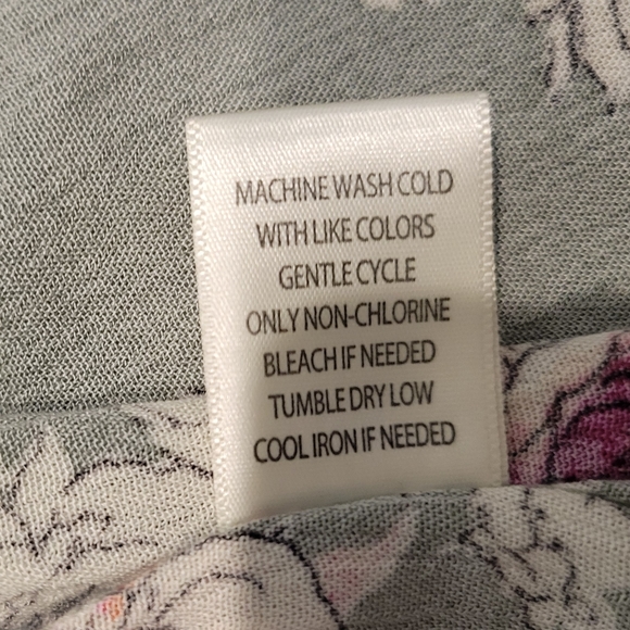 Gypsies & Moondust Floral Open Cardigan Kimono Women's Large - Picture 7 of 7